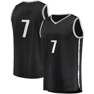 Maillot de basket-ball personnalisé, bleu, avec logo et numéro, en polyester antibactérien, pour toutes les saisons - Product Image 4