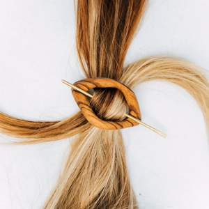 Épingles à cheveux en bois de qualité supérieure faites à la main, accessoire capillaire naturel pour vêtements féminins - Product Image 3