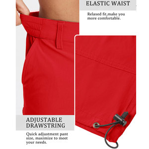 Shorts cargo pour homme, style personnalisé, nouvelle collection, longueur sous le genou, rivets métalliques, boutons, légers, pour la randonnée, la course à pied, les activités de plein air et les voyages - Product Image 4
