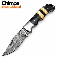 Couteau pliant de chasse et de camping de haute qualité en stock avec manche en résine – Couteaux de poche tactiques de survie en plein air en gros