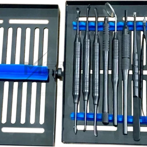 Ensemble de chirurgie péri-dentaire micro-chirurgicale MEDZORA SURGICAL, instruments chirurgicaux de base en acier inoxydable, réutilisables, équipement dentaire manuel - Product Image 2