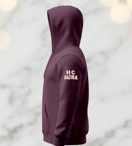 Top Quality Top Selling Sustainable Mat Pink Color Custom Chenille Embroidery Logo Patch Professional Premium Quality <b>Hoodies</b> - Product Image 6