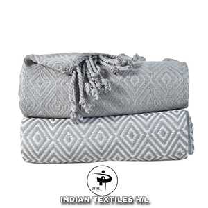 Plaid en coton de designer très vendu, motifs indiens décoratifs variés, literie pour l'hiver, usage domestique, provenance Inde par ITHL - Product Image 6