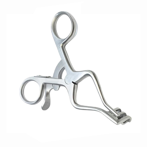 Rétracteurs Weitlaner à 4 extrémités mues, 2x3 dents, avec poignées à anneau de verrouillage, fixation réglable et automatique, rétracteur cutané à crochet - Product Image 2