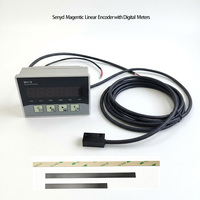 Sensor Encoder Skala Magnetik Sistem Pengukuran Perpindahan Linier dengan Meteran Tampilan Digital