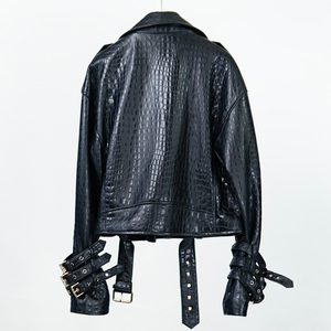 Color Fashionable Women <b>Leather</b> <b>Jackets</b> Genuine <b>Leather</b> <b>Jacket</b> for Winter Wear - Product Image 2