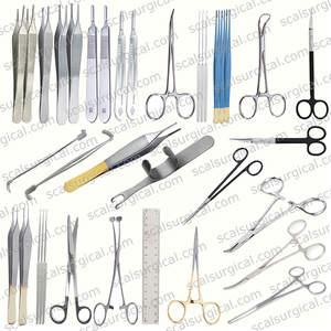Ensemble de 61 instruments chirurgicaux pour lifting, kit de chirurgie plastique pour rhidoplastie, OEM, acier inoxydable - Product Image 3