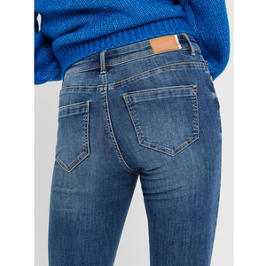 Pantalones Vaqueros de Mezclilla Personalizados al Por Mayor, Jeans Ajustados Elásticos para Mujer, Jeans Desgastados para Dama, Servicio OEM - Product Image 6