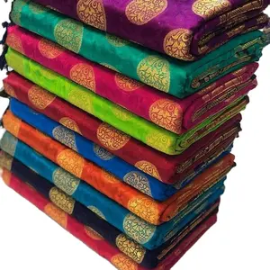 Pure soft paithani silk saree with rich weaved paithani pallu along with all over beautiful 3d traditional design patterns