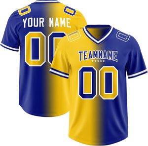 Camiseta de Fútbol Americano, Tejido Interlock, Impresión Completa, Nombre y Número del Equipo Personalizados, Proveedor de Fábrica, Ropa Deportiva - Product Image 1