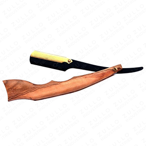 High Quality Stainless Steel Straight <b>Razor</b> with Black Plastic Handle Disposable Barber Shaving Tool Custom Logo OEM - Product Image 5