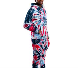 Nuevo chándal tie-dye para hombre, cosido a mano, antiarrugas, transpirable, de alta calidad, con precio de mayoreo. - Product Image 1