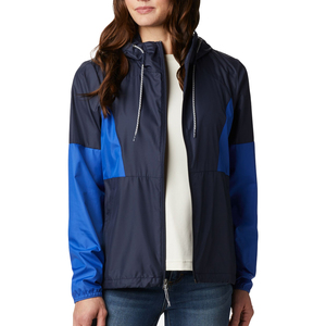 Bulk Cheap Price Womens Clothing Long Length Full Sleeve Color Blocked <b>Workout</b> <b>Jacket</b> for Ladies Windproof Coat Gym Windbreaker - Product Image 1