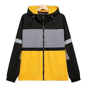 เสื้อแจ็คเก็ตกันลมสำหรับออกกำลังกาย ลดราคาพิเศษ สำหรับผู้ชาย สไตล์ฮิปฮอป สตรีทแฟชั่น ชุดกีฬา แขนและเอวยางยืด - Product Image 1