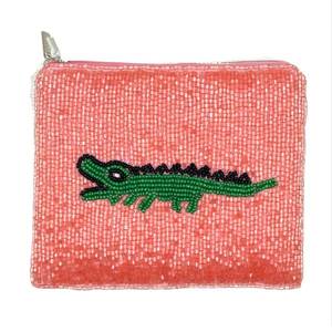 Porte-monnaie artisanal exquis orné de perles, avec des broderies détaillées et un design traditionnel élégant - Product Image 5