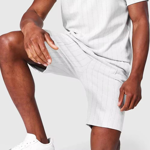 Collection Été 2026 – Ensemble Homme Décontracté : Short et T-shirt Manches Courtes Respirant Imprimé Uni, Grandes Tailles, Vente en Gros, 100% Coton - Product Image 6