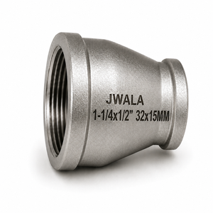 Conector Reductor de Acero Inoxidable de 32x15 mm, Conexión Roscada de 1-1/4x1/2 Pulgadas, para Tuberías de Procesos Químicos Industriales - Product Image 2