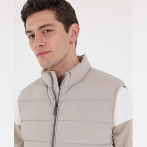 Nouvelle conception de veste sans manches pour homme, mode d'hiver, fermeture éclair intégrale, coupe ajustée, confortable, deux poches, vestes sans manches pour homme - Product Image 5