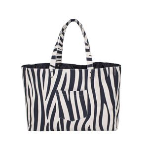 กระเป๋าโท้ทผ้าใบธรรมชาติขนาด12ออนซ์พิมพ์ลายเนื้อสัตว์ซับโลหะโพลีเอสเตอร์เสริมแรงมือจับตัวเองสำหรับการพิมพ์บรรจุภัณฑ์ผลไม้ - Product Image 1