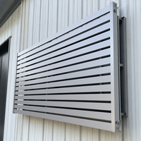 Store vertical moderne en alliage d'aluminium durable et écologique pour fenêtre, écran de confidentialité extérieur, persienne manuelle, pare-soleil mural pour la maison