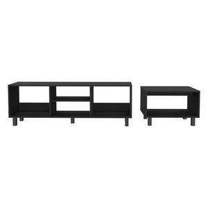2 pezzi Millville Set da salotto nero - Product Image 1