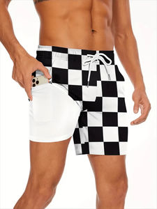 Shorts de baseball personnalisés pour hommes en toile 100 % coton, taille mi-haute, élastiques, imperméables, séchage rapide, respirants, écologiques, couleur unie, logo personnalisé - Product Image 5