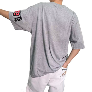 Camisetas Lisas al por Mayor con Logotipo Personalizado, 300 GSM, 100% Algodón, Manga Larga, Ecológicas, de Secado Rápido, Unisex, Estilo Hip Hop - Product Image 2