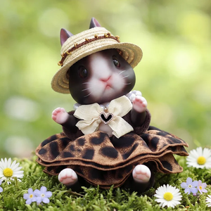 Muñeca Conejita Mini de Babeside, 8 Pulgadas, Linda Muñeca de Conejo, Juguete Interactivo de Vinilo Suave para Niños Mayores de 3 Años - Product Image 1