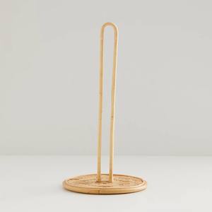 Porte-papier hygiénique en rotin de style Unique, porte-rouleau de papier naturel, décorations de salle de bain faites à la main - Product Image 2