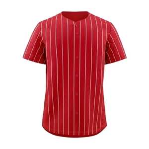 Camiseta de Béisbol Personalizada con Rayas, Estilo Deportivo, Proveedor Directo de Pakistán, Ropa Deportiva 2026 - Product Image 1