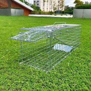 Live Life Small Big Pet Cat <strong>Trap</strong> <strong>Collapsible</strong> Metal Wire Cage for Guinea Square Shape Bait <strong>Trap</strong> Catch Stray <strong>Squirrel</strong> Pest Control - Product Image 6