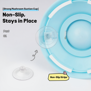 Slow Feeder Lick <b>Mat</b> Toy for Dogs and <b>Cats</b> with Suction Cup Rotating Ball Food Dispenser Tongue Cleaning Bowl - Product Image 3