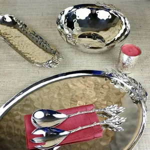 Premium Decorative <b>Bowl</b> <b>Metal</b> Product for Home Decor Shops Hotel <b>Metal</b> Dish Made by Zahid Exports plated safe - Product Image 4