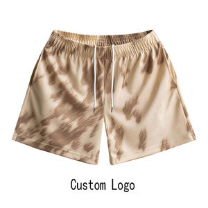 Pantalones Cortos Deportivos de Malla de Poliéster Personalizados para Hombre, Ropa Deportiva de Verano, para Baloncesto, Correr, Ajuste Atlético - Product Image 3