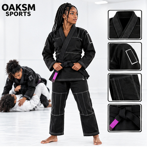 Kimono de Jiu-Jitsu Brésilien Personnalisé en Tissu Perlé, Pantalon Ripstop, Écussons Tissés, Vêtements d'Arts Martiaux, Toutes Couleurs - Product Image 2