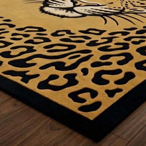 Luxury Leopard Print Area Rug Modern Hand Tufted Safari Wildlife Wool Carpet Exotic <b>Animal</b> <b>Pattern</b> Living Room Bedroom Decor Rug - Product Image 5