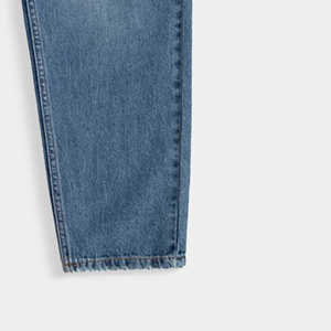 Jeans en denim respirant pour homme, coupe droite, qualité supérieure, couleur unie, séchage rapide, style décontracté, idéal pour l'hiver - Product Image 5