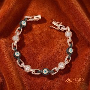 สร้อยข้อมือแฟชั่นแบบโซ่หรูหราสีโรสโกลด์ สร้อยข้อมือแบบโซ่เส้นเล็ก สร้อยข้อมือแบบโซ่คุณภาพสูง เครื่องประดับพรีเมียมสำหรับผู้หญิง - Product Image 3