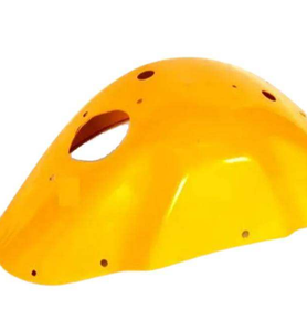 Guardabarros Delantero Amarillo para Bajaj Compact TVS King, Repuesto para Mototaxi de 3 Ruedas, Tuk Tuk - Product Image 2