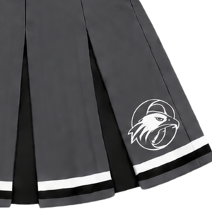 <b>Grey</b> Cheerleading <b>Pleated</b> <b>Skirt</b> Women Girls Athletic Dance Team Performance Practice Training Competition Sports Uniform - Product Image 6