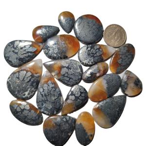 ควอตซ์น้ำผึ้งธรรมชาติคุณภาพสูง ทรงหลังเบี้ย ขนาด 20-45 มม. น้ำหนัก 6-10 กรัม สำหรับทำเครื่องประดับ - Product Image 2