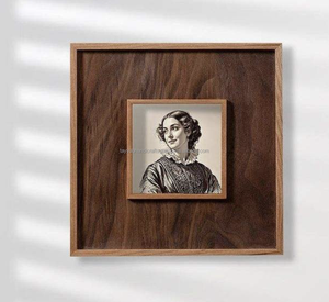 Creative Retro <b>Wood</b> Photo <b>Frame</b> Customized Modern <b>A4</b> Wall Hanging Portrait <b>Frame</b> 6 Acrylic Art Display <b>Frame</b> - Product Image 3