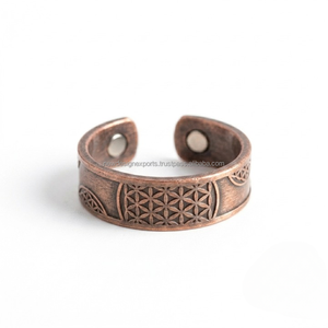 Joyería Devocional Bio Magnética al por Mayor • Anillo Unisex Ajustable Esotérico y Mindfulness - Product Image 1