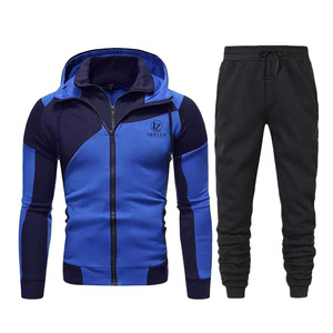 Survêtements pour hommes de haute qualité, personnalisés, à capuche, couleur unie et design, respirants, 100% coton, prix abordable, vente en gros - Product Image 1