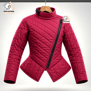 Chaqueta Hema Acolchada Premium Roja, Armadura Medieval Bordada, Reenactamiento Histórico, SCA, LARP, Algodón Orgánico Resistente y Grueso - Product Image 4