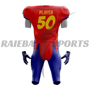 Tenues de football américain personnalisées pour équipes – Maillots de football américain sur mesure avec numéros de joueur imprimés par sublimation, respirants, pour les matchs - Product Image 5