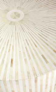 Hot Sale Handcrafted Bone Inlay Ottoman <b>Stool</b> Decorative Accent Furniture for <b>Bedroom</b> - Product Image 3