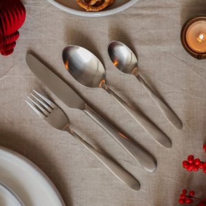 Elegant <b>Table</b> Styling Metal Cutlery Set <b>Spoon</b> Fork Serving Duo Perfect for Modern Dining Experience - Product Image 1