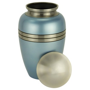 Urna de Latón Satinado Blanco Estilo Americano, Capacidad de 200 Pulgadas Cúbicas, 1 Año de Garantía - Una Opción Encantadora para una Urna Conmemorativa - Product Image 3