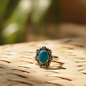 <b>Turquoise</b> Fashion <b>Ring</b> 2.9 Grams Weight - Product Image 3